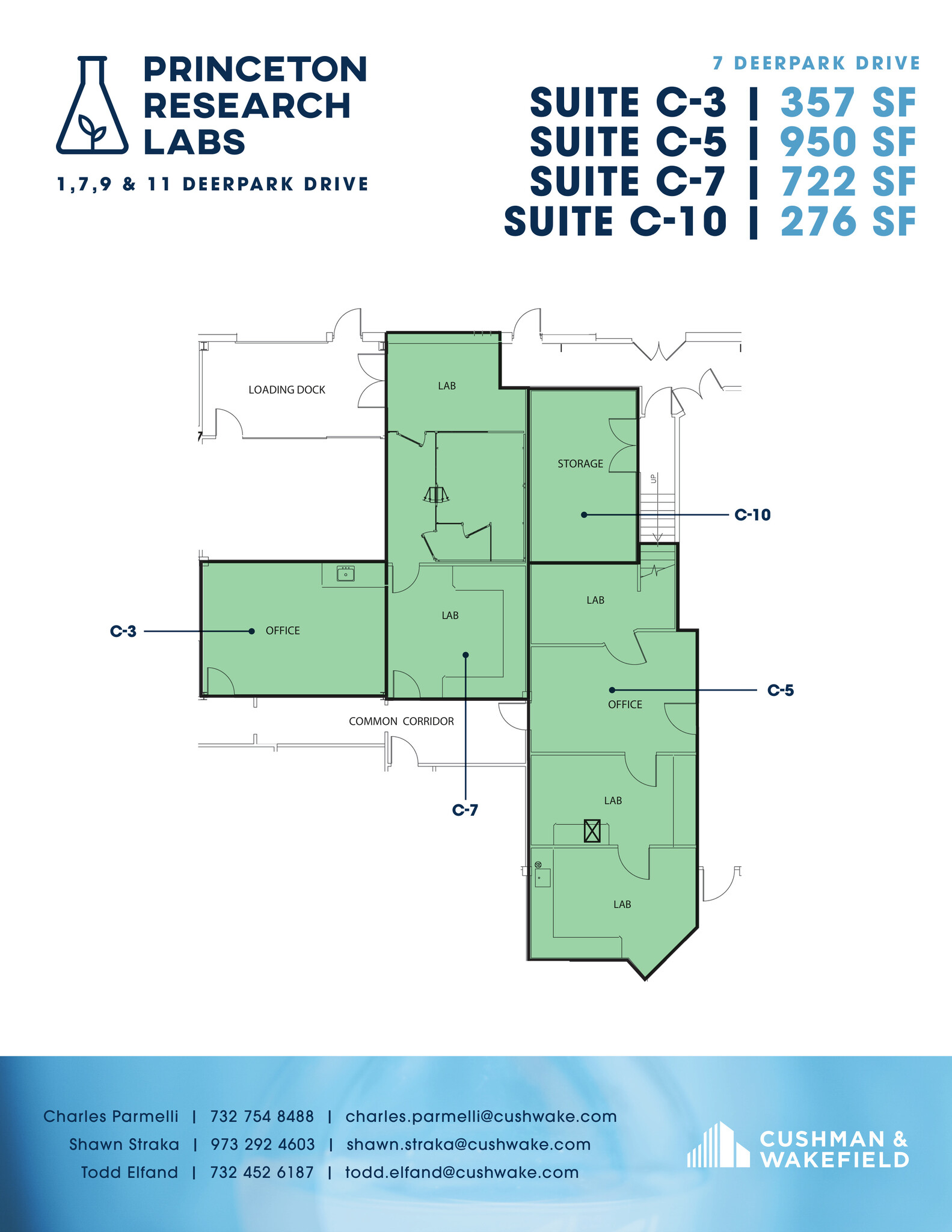 1 Deer Park Dr, Monmouth Junction, NJ à louer Plan d’étage– Image 1 sur 1