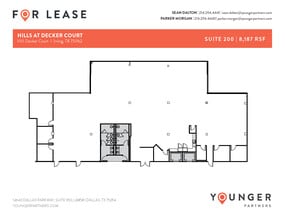 100 Decker Ct, Irving, TX à louer Plan d’étage– Image 1 sur 2