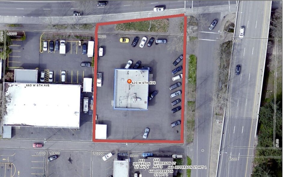 620 W 6th Ave, Eugene, OR à louer - Aérien – Image 3 sur 10