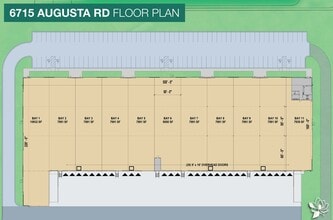 6715 Augusta Rd, Greenville, SC à louer Plan d’étage– Image 1 sur 10