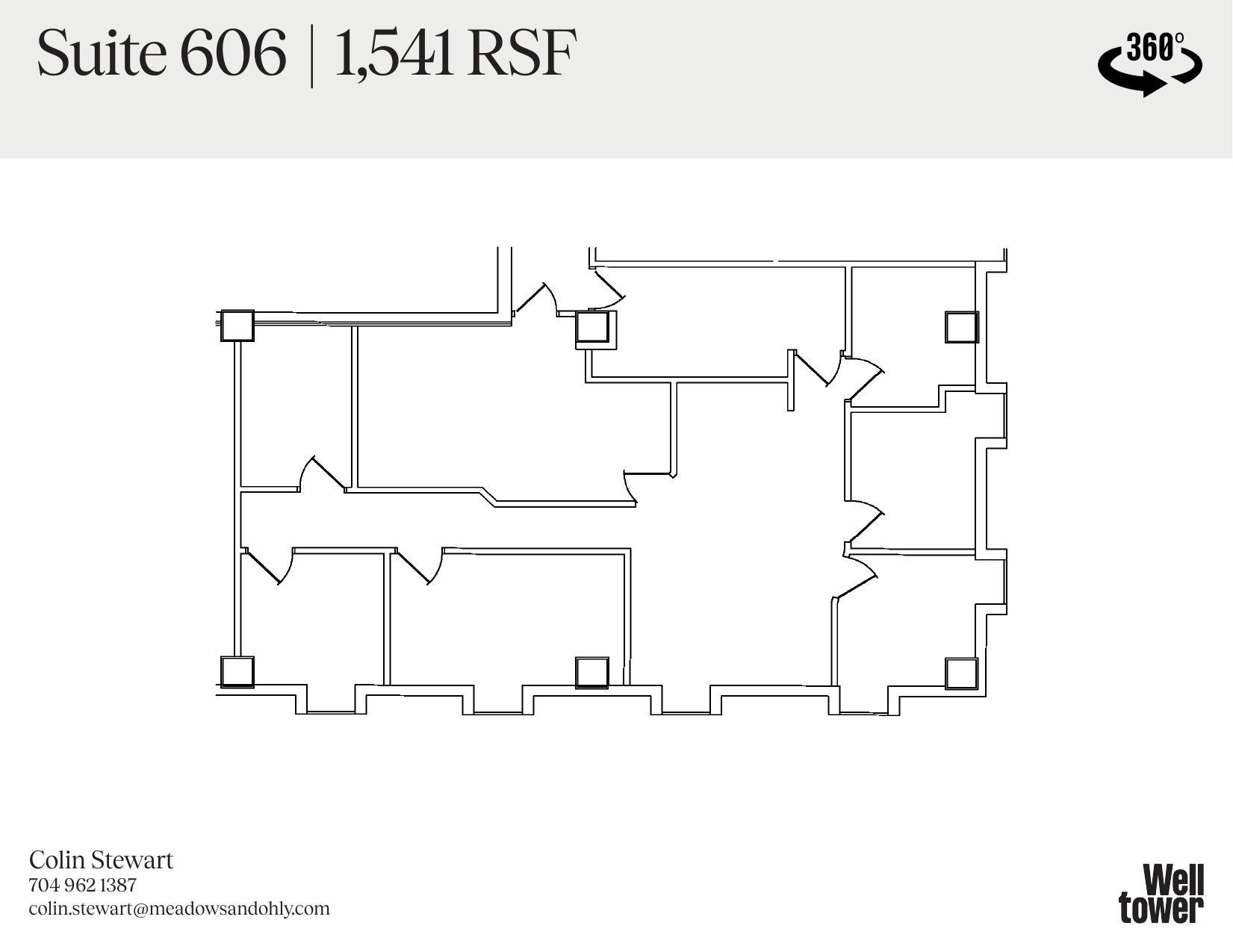 1900 Randolph Rd, Charlotte, NC à louer Plan d’étage– Image 1 sur 1