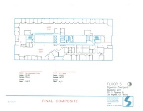 261 S Figueroa St, Los Angeles, CA à louer Plan d’étage– Image 2 sur 2