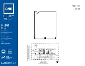 7950 Legacy Dr, Plano, TX à louer Plan d’étage– Image 1 sur 2