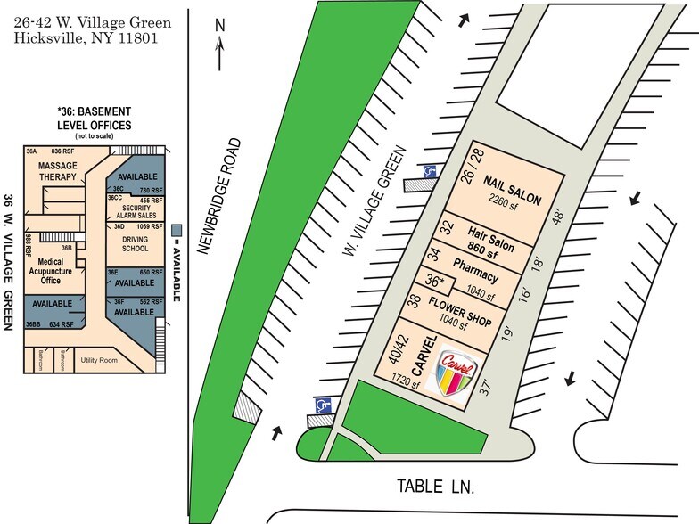 26-42 W Village Green Ave, Hicksville, NY à vendre - Plan de site – Image 2 sur 9