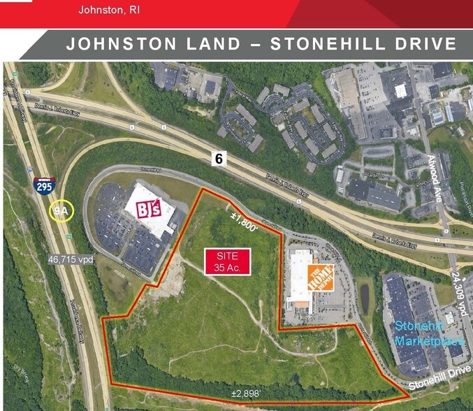 Stonehill, Johnston, RI à vendre - Aérien – Image 1 sur 2