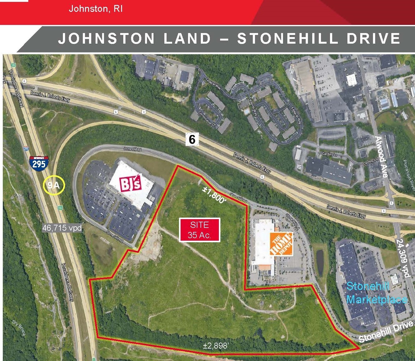 Stonehill, Johnston, RI à vendre Aérien– Image 1 sur 3