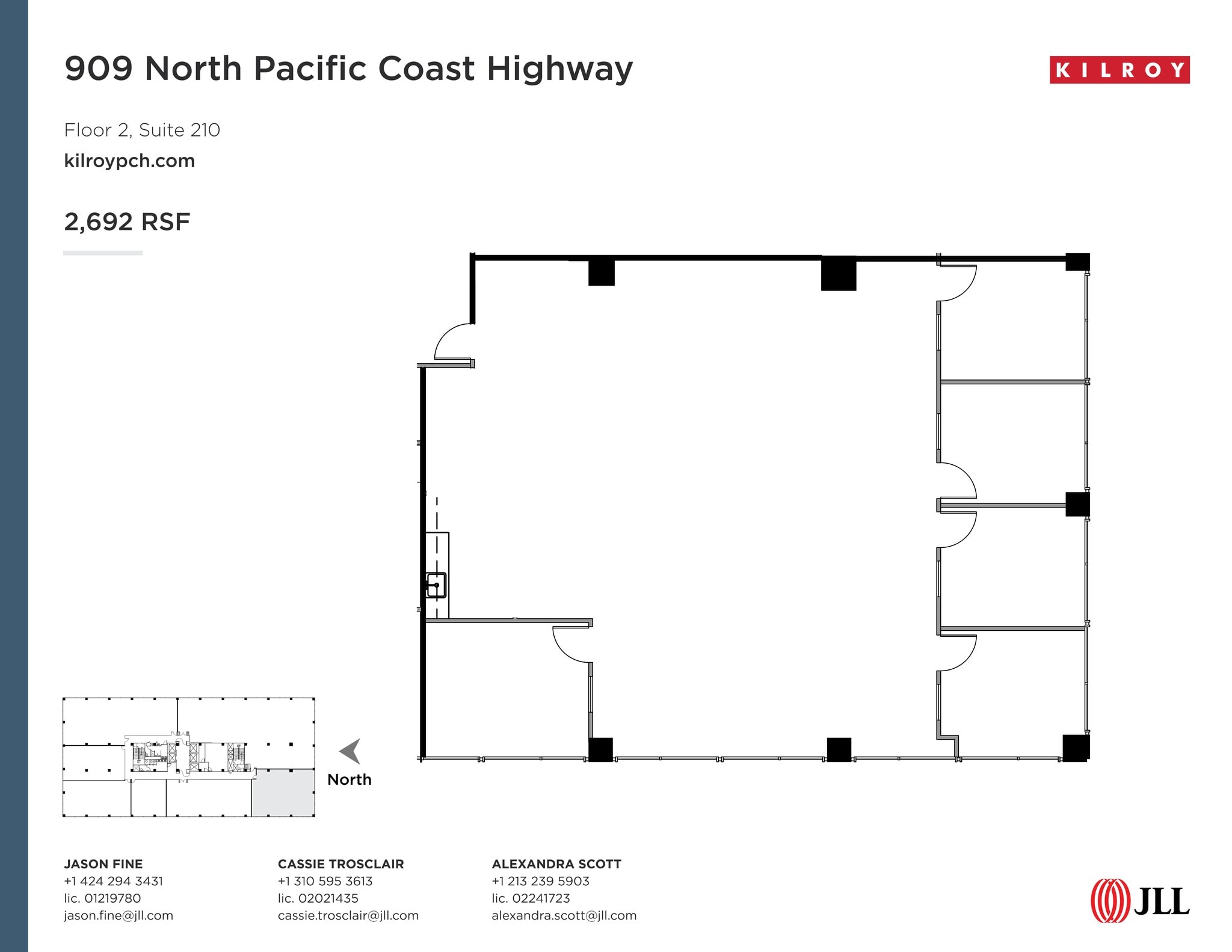 909 N Pacific Coast Hwy, El Segundo, CA à louer Plan de site– Image 1 sur 1