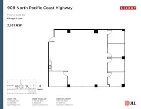909 N Pacific Coast Hwy, El Segundo, CA à louer Plan de site– Image 1 sur 1