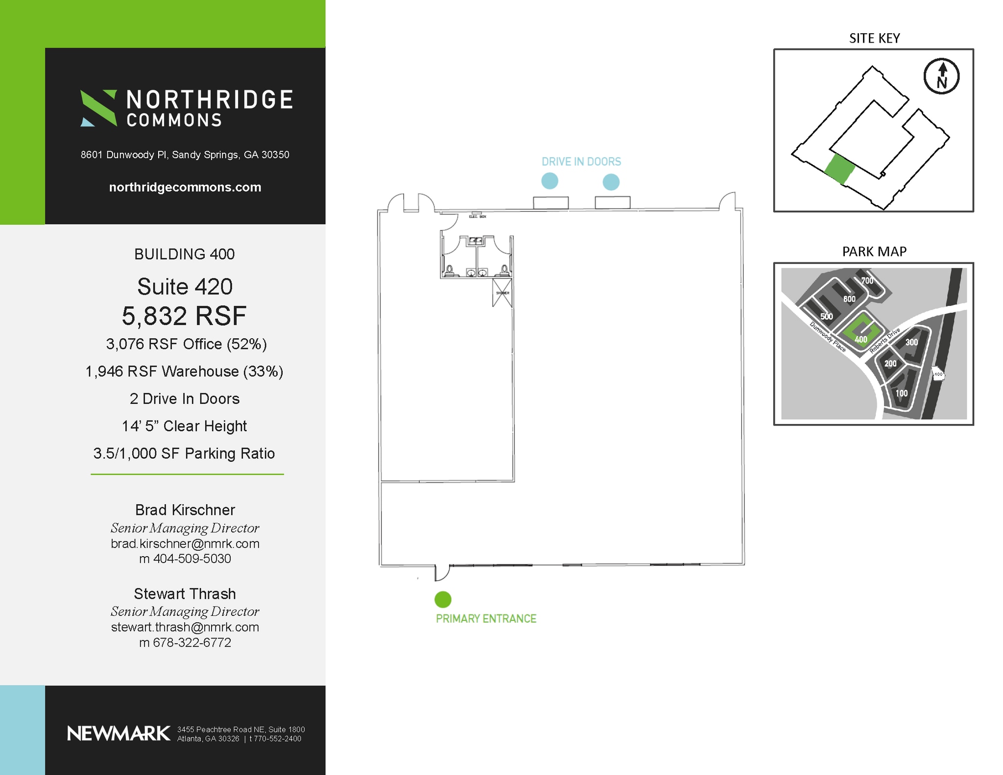 8601 Dunwoody Pl, Sandy Springs, GA à louer Plan d’étage– Image 1 sur 1