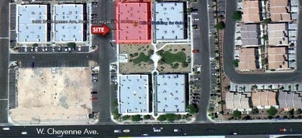 3460 W Cheyenne Ave, North Las Vegas, NV - VUE AÉRIENNE  vue de carte