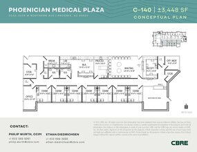 2222-2228 W Northern Ave, Phoenix, AZ à louer Plan d’étage– Image 2 sur 3