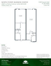 22607 La Palma Ave, Yorba Linda, CA à louer Plan d’étage– Image 1 sur 1