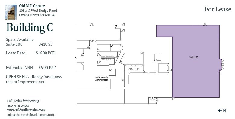 622 N 108th Ct, Omaha, NE à louer Plan d’étage– Image 1 sur 4