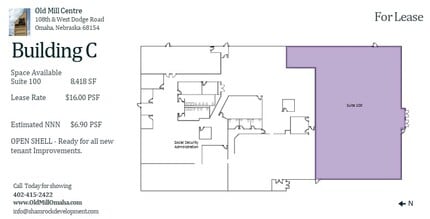 622 N 108th Ct, Omaha, NE à louer Plan d’étage– Image 1 sur 4