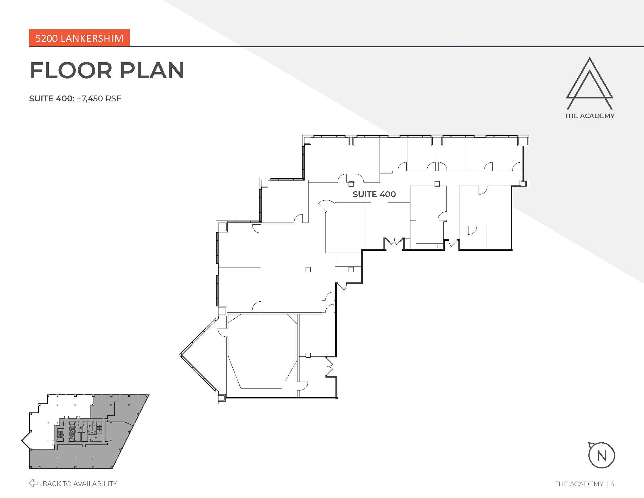 5200 Lankershim Blvd, North Hollywood, CA à louer Plan d’étage– Image 1 sur 1