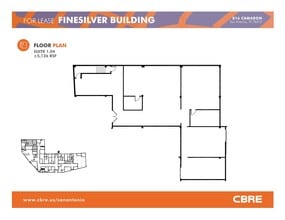 816 Camaron St, San Antonio, TX à louer Plan d’étage– Image 1 sur 1