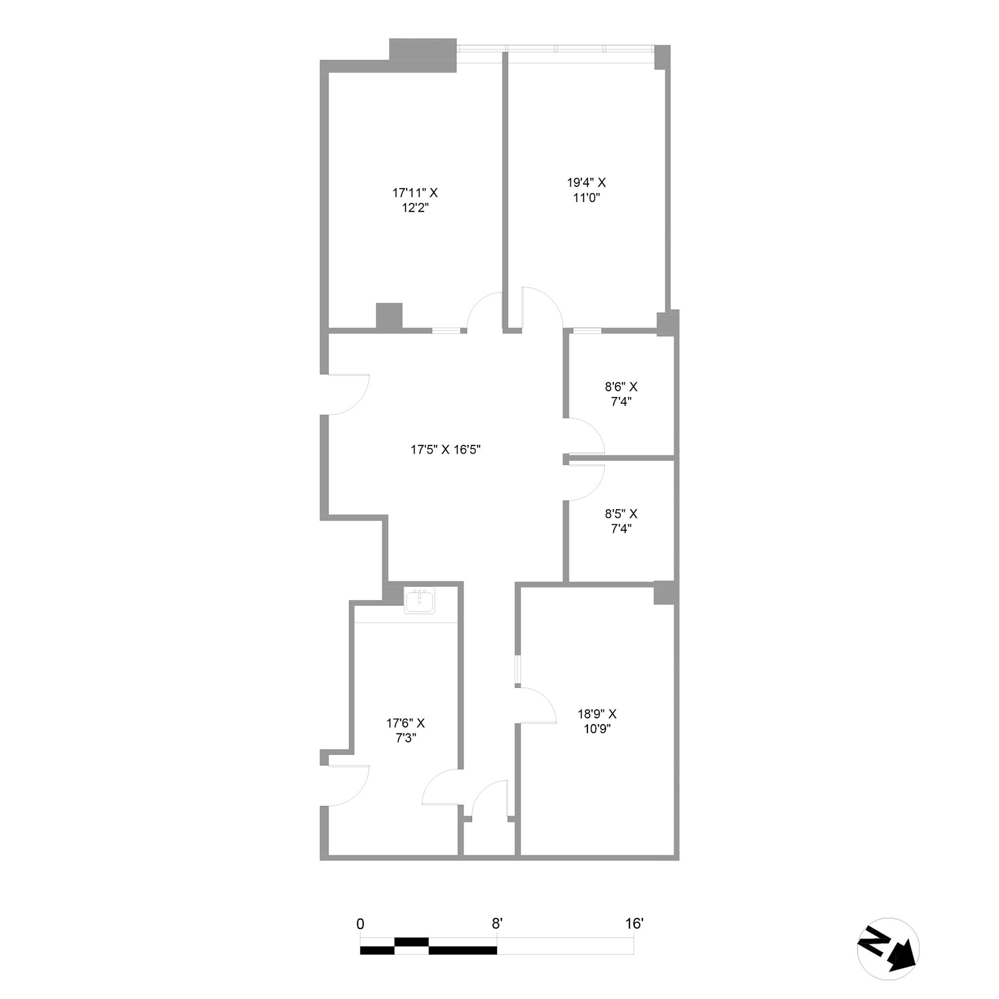 101 Worthington St E, North Bay, ON à louer Plan d’étage– Image 1 sur 1