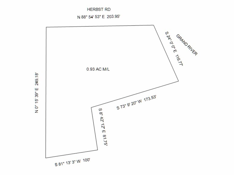 8050 W Grand River Rd, Brighton, MI à vendre - Plan cadastral – Image 2 sur 3