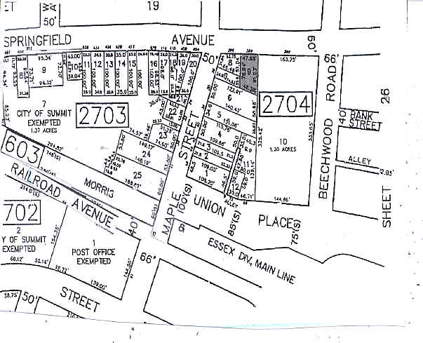 392 Springfield Ave, Summit, NJ à louer - Plan cadastral – Image 3 sur 10