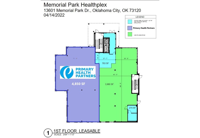 13601 W Memorial Park Dr, Oklahoma City, OK à louer - Plan d’étage – Image 2 sur 14