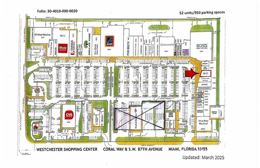 8479-8621 Coral Way, Miami, FL à louer - Photo de l’immeuble – Image 2 sur 3