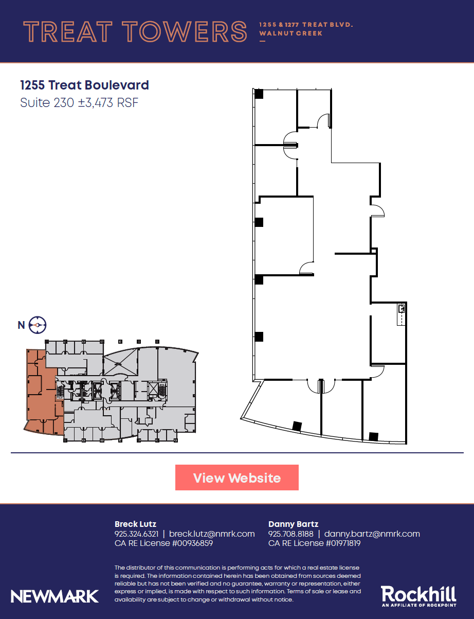 1255 Treat Blvd, Walnut Creek, CA à louer Photo de l’immeuble– Image 1 sur 1