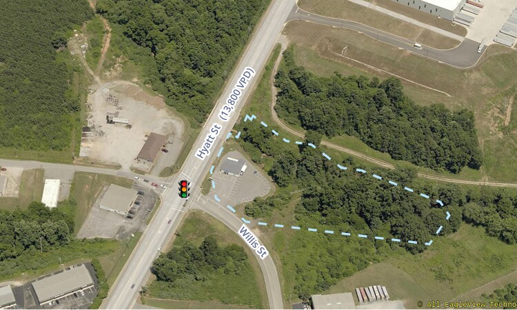353 Hyatt St, Gaffney, SC à vendre - Aérien – Image 2 sur 5