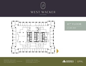 35 W Wacker Dr, Chicago, IL à louer Plan d’étage– Image 1 sur 1