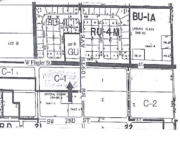 10900 W Flagler St, Miami, FL à louer - Plan cadastral – Image 2 sur 8