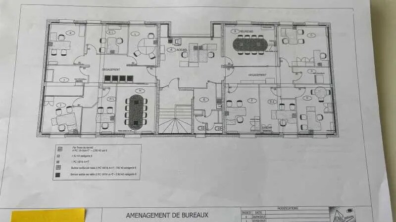 Bureau dans Orléans à louer - Plan d’étage – Image 2 sur 2