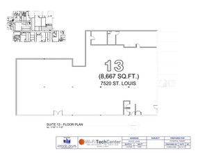 3501 W Howard St, Skokie, IL à louer Plan de site– Image 1 sur 1