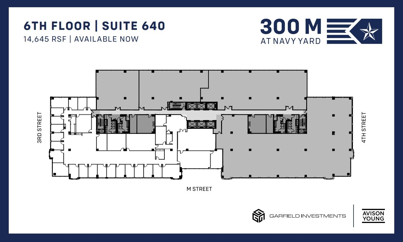 300 M St SE, Washington, DC à louer Plan d’étage– Image 1 sur 1