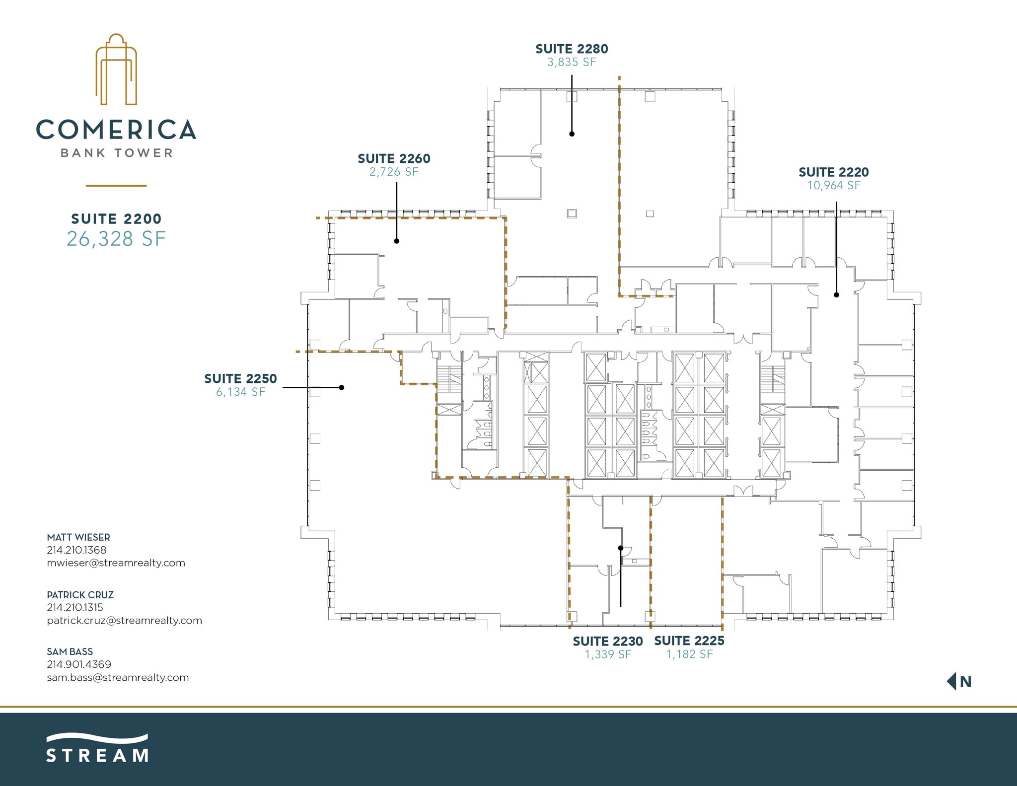 1717 Main St, Dallas, TX à louer Plan d’étage– Image 1 sur 1