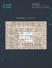 1700 Rockville Pike, Rockville, MD à louer Plan d’étage– Image 1 sur 1