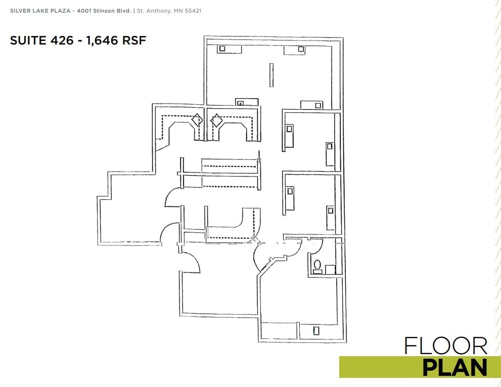 4001 Stinson Blvd NE, Saint Anthony, MN à louer Plan d’étage– Image 1 sur 2