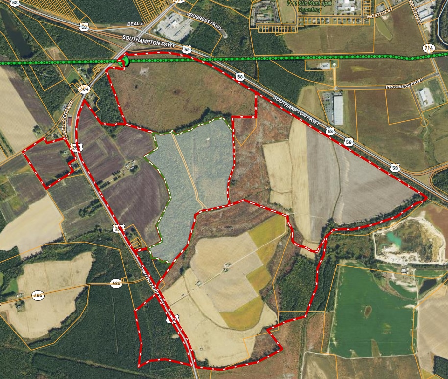 27079 Smiths Ferry Rd, Franklin, VA à vendre Aérien– Image 1 sur 13