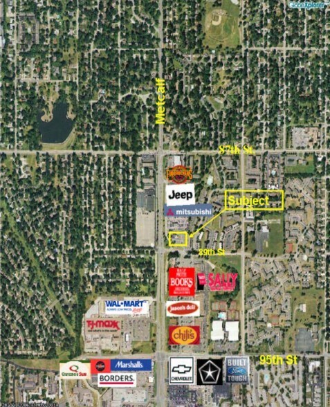 8815-8829 Metcalf Ave, Overland Park, KS à louer - Aérien – Image 2 sur 10
