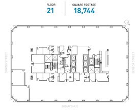 1111 3rd Ave, Seattle, WA à louer Plan d’étage– Image 1 sur 1