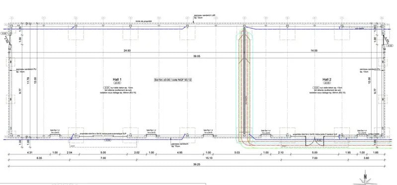 Local d’activités dans Questembert à louer - Plan d’étage – Image 2 sur 2