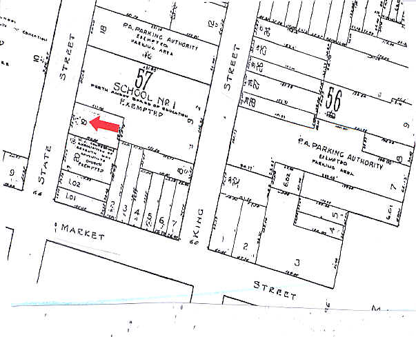 262 State St, Perth Amboy, NJ à louer - Plan cadastral – Image 2 sur 3