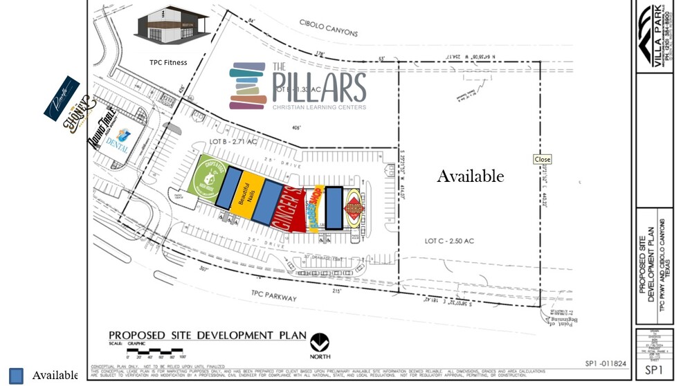 4250 Tpc Pky, San Antonio, TX à louer - Plan de site – Image 3 sur 8