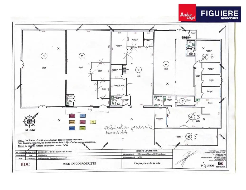 705 Avenue De L'Europe, Saint-Cannat, BDR 13760 - Lot 1 - - Plan d’étage - Image 1 of 10