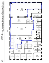 1550 S Indiana Ave, Chicago, IL à louer Plan d’étage– Image 1 sur 1