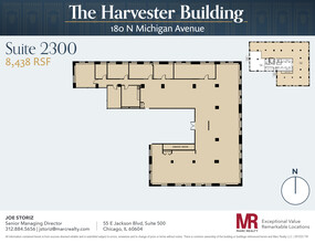 180 N Michigan Ave, Chicago, IL à louer Plan d’étage– Image 1 sur 12