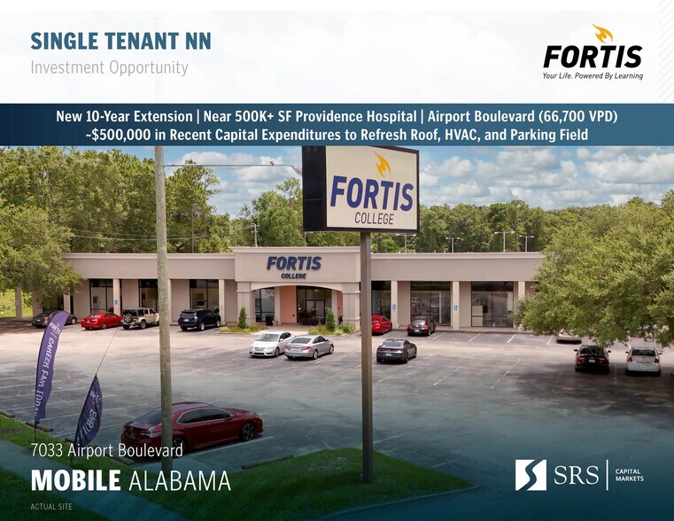 7033 Airport Blvd, Mobile, AL à vendre - Photo principale – Image 1 sur 9