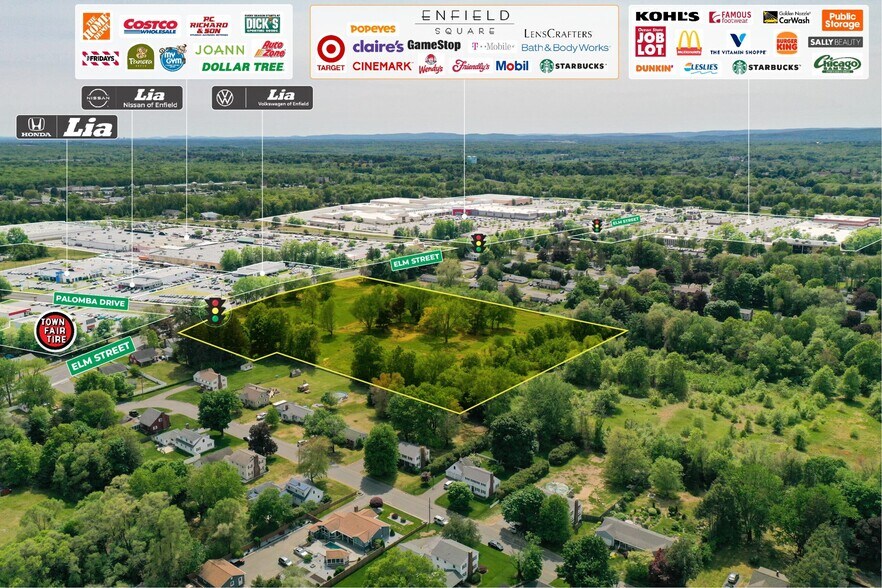 147 Elm St, Enfield, CT à louer - Aérien – Image 2 sur 5