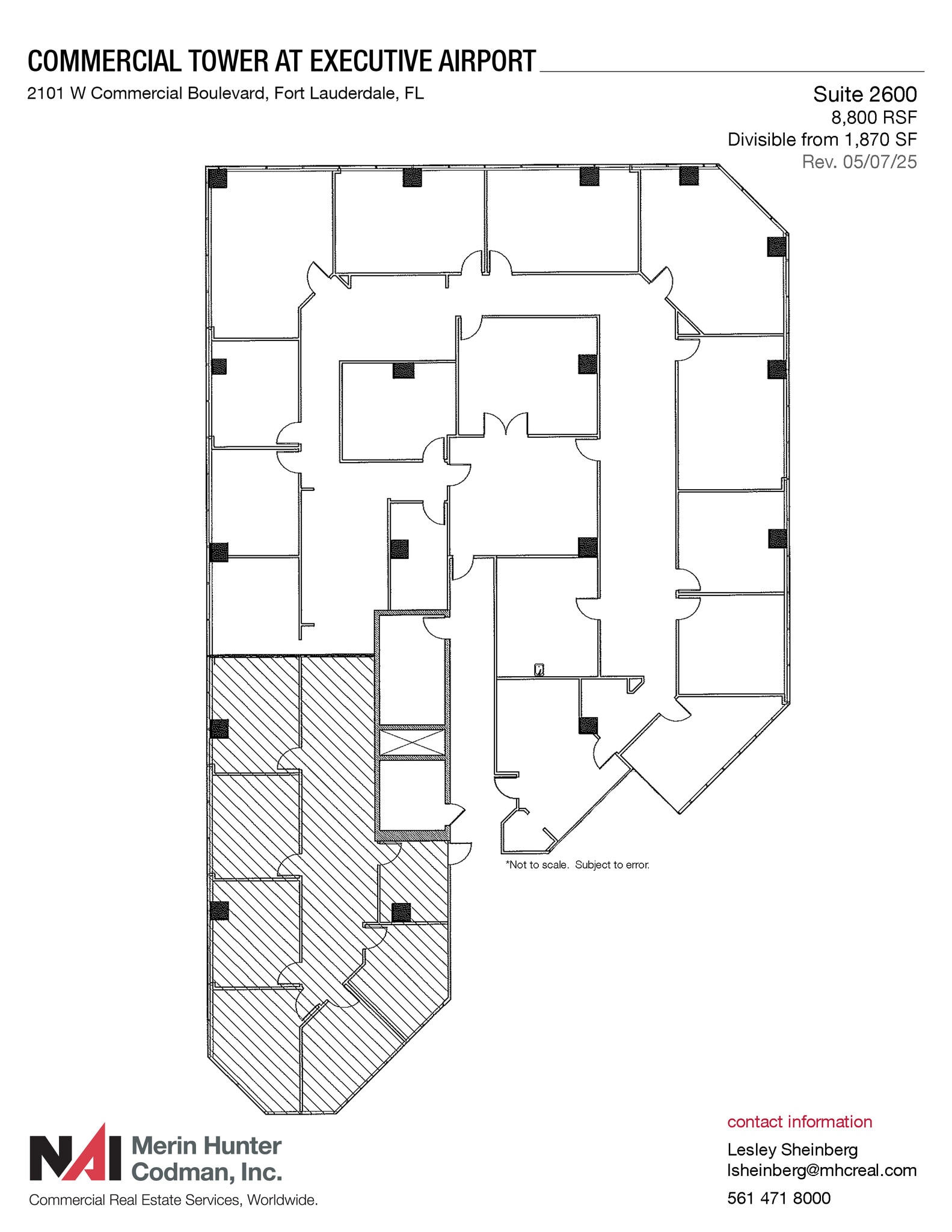 2101 W Commercial Blvd, Fort Lauderdale, FL à louer Plan d’étage– Image 1 sur 1