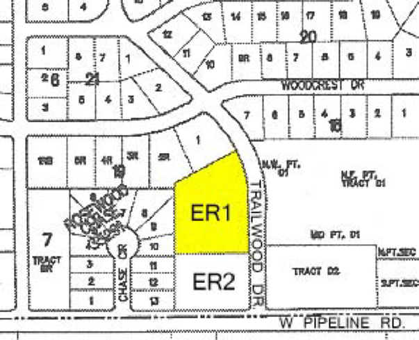 815 Trailwood Dr, Hurst, TX à louer - Plan cadastral – Image 2 sur 10