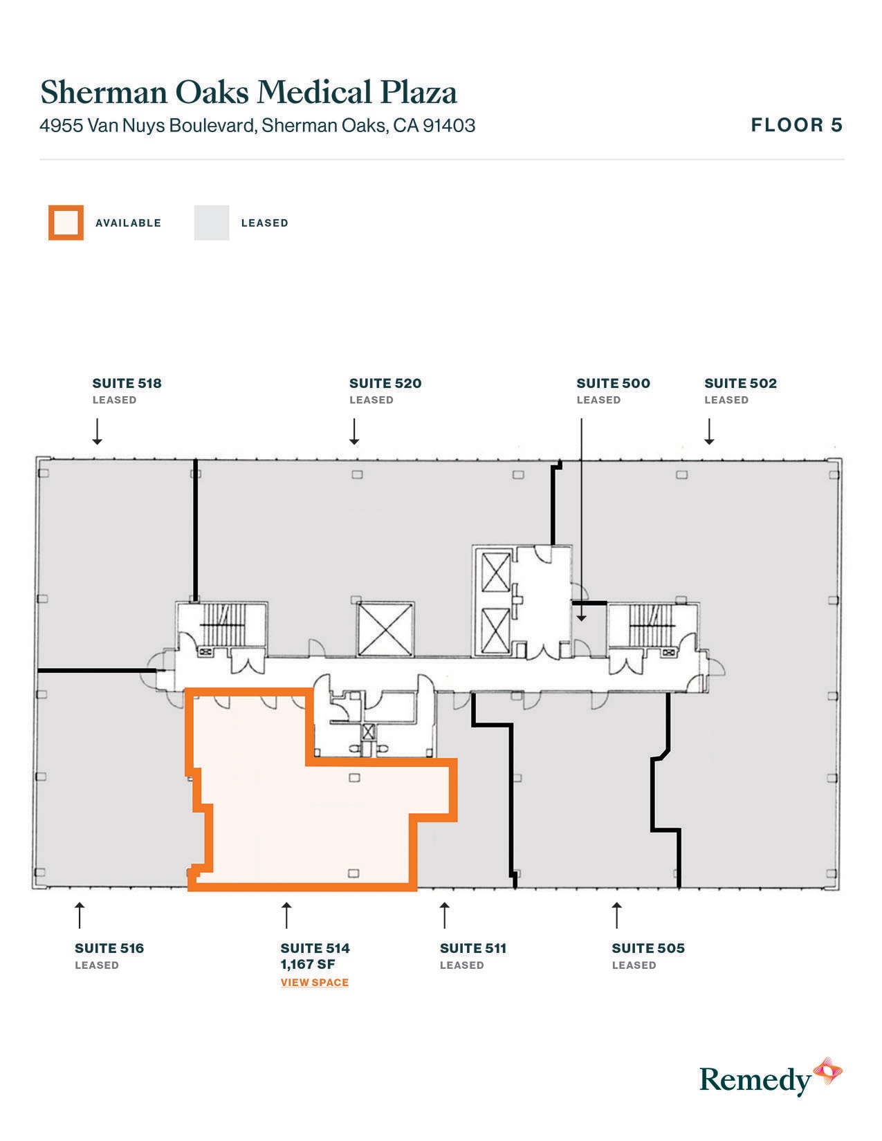 4955 Van Nuys Blvd, Sherman Oaks, CA à louer Plan d’étage– Image 1 sur 1