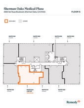 4955 Van Nuys Blvd, Sherman Oaks, CA à louer Plan d’étage– Image 1 sur 1